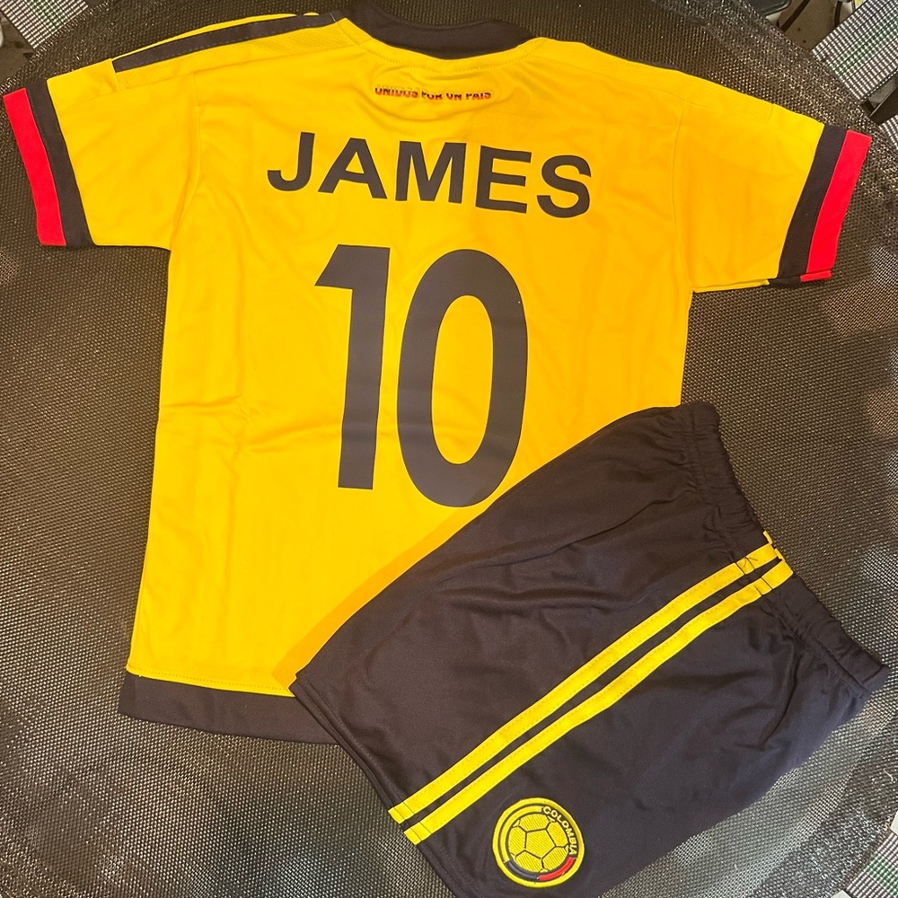 Colombia kids jersey James #10